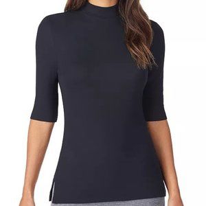 CuddlDuds Elbow Sleeve, Mock Neck, Warm Shirt